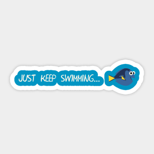 Keep Swimming Sticker